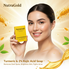 NutraGold Turmeric & 2 % Kojic Acid Soap