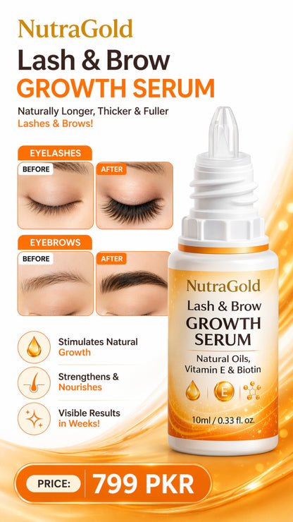 NutraGold Lash & Brows Growth Serum