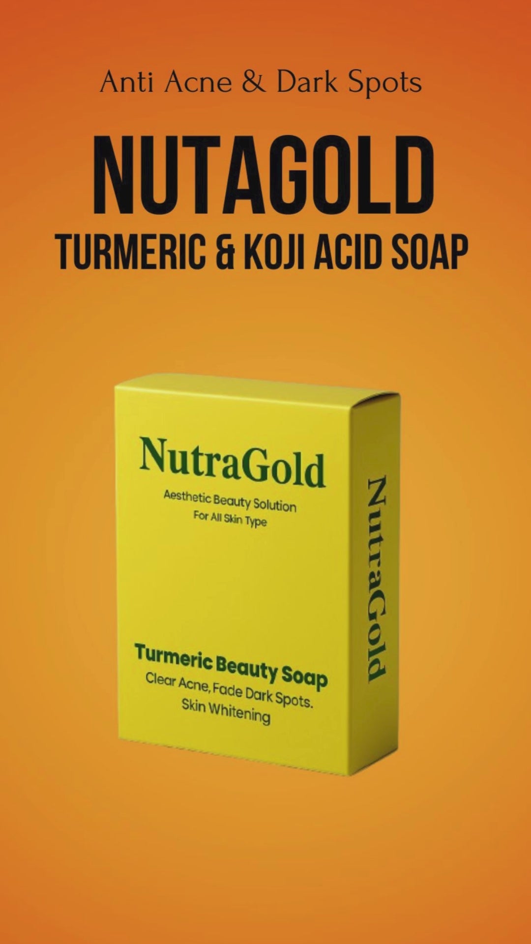 NutraGold Turmeric & 2 % Kojic Acid Soap
